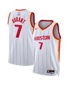 Youth Houston Rockets #7 Kevin Durant White 2026/27 Association Edition Stitched Basketball Jersey