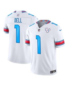 Youth Houston Texans #1 Tank Dell White 2026 Rivalries Collection Vapor F.U.S.E. Limited Jersey (White)
