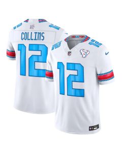 Youth Houston Texans #12 Nico Collins White 2026 Rivalries Collection Vapor F.U.S.E. Limited Jersey (White)