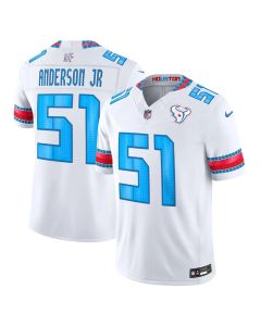 Youth Houston Texans #51 Will Anderson Jr. White 2026 Rivalries Collection Vapor F.U.S.E. Limited Jersey (White)