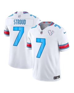 Youth Houston Texans #7 C.J. Stroud White 2026 Rivalries Collection Vapor F.U.S.E. Limited Jersey (White)