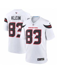 Youth Houston Texans #83 Marlin Klein White 2026 NFL Draft Game Jersey (White)