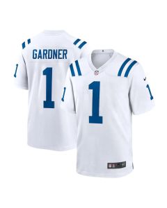 Youth Indianapolis Colts #1 Ahmad Sauce Gardner White Team Game Jersey (White)