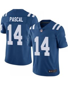 Youth Indianapolis Colts #14 Zach Pascal Blue Vapor Untouchable Limited Stitched Jersey (Blue)
