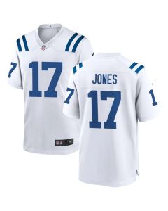 Youth Indianapolis Colts #17 Daniel Jones White Game Jersey (White)