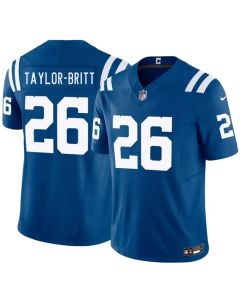 Youth Indianapolis Colts #26 Cam Taylor-Britt Blue 2026 F.U.S.E. Vapor Limited Stitched Football Jersey