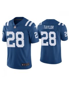 Youth Indianapolis Colts #28 Jonathan Taylor Blue Vapor Untouchable Limited Stitched Football Jersey