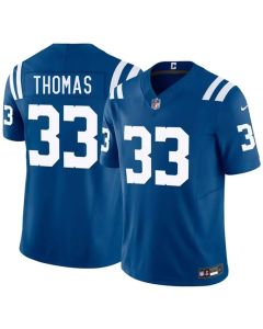 Youth Indianapolis Colts #33 Juanyeh Thomas Blue 2026 F.U.S.E. Vapor Limited Stitched Football Jersey