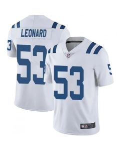 Youth Indianapolis Colts #53 Darius Leonard White Vapor Untouchable Limited Stitched Football Jersey