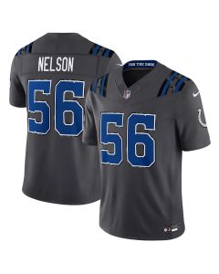 Youth Indianapolis Colts #56 Quenton Nelson Charcoal 2026 Rivalries Collection Vapor F.U.S.E. Limited Jersey (Charcoal)