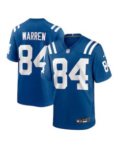 Youth Indianapolis Colts #84 Tyler Warren Royal 2025 NFL Draft First Round Pick Game Jersey