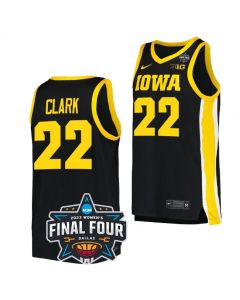 Youth Iowa Hawkeyes #22 Caitlin Clark Black College Stitched Basketball Jersey