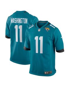 Youth Jacksonville Jaguars #11 Parker Washington Teal Team Game Jersey