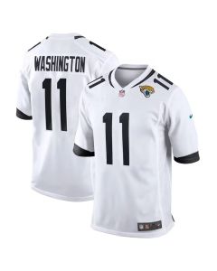 Youth Jacksonville Jaguars #11 Parker Washington White Team Game Jersey (White)