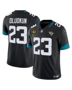 Youth Jacksonville Jaguars #23 Foyesade Oluokun Black 2026 4-Star C Patch Vapor F.U.S.E. Limited Jersey