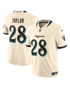 Youth Jacksonville Jaguars #28 Fred Taylor Natural 2026 Rivalries Collection Stitched Limited Jersey