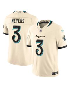 Youth Jacksonville Jaguars #3 Jakobi Meyers Cream 2026 Rivalries Collection Vapor F.U.S.E. Limited Jersey