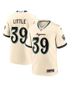 Youth Jacksonville Jaguars #39 Cam Little Cream 2026 Rivalries Collection Game Jersey