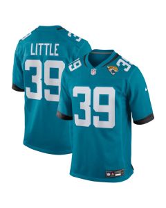 Youth Jacksonville Jaguars #39 Cam Little Teal Team Game Jersey