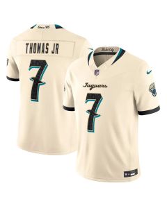 Youth Jacksonville Jaguars #7 Brian Thomas Jr Cream 2026 Rivalries Collection Vapor F.U.S.E. Limited Jersey (Cream)