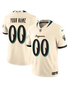Youth Jacksonville Jaguars Cream 2026 Rivalries Collection Vapor F.U.S.E. Limited Custom Jersey