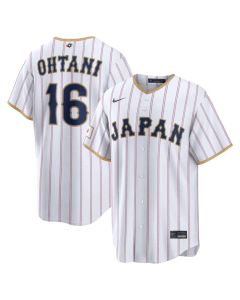 Youth Japan Baseball #16 Shohei Ohtani White 2026 World Baseball Classic Home Stadium Jersey (White)