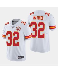 Youth Kansas City Chiefs #32 Tyrann Mathieu White Vapor Untouchable Limited Stitched Jersey