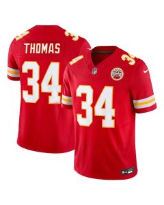 Youth Kansas City Chiefs #34 R Mason Thomas Red 2026 NFL Draft Vapor F.U.S.E. Limited Jersey (Red)
