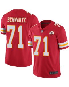 Youth Kansas City Chiefs #71 Schwart Red Vapor Untouchable Limited Stitched NFL Jersey