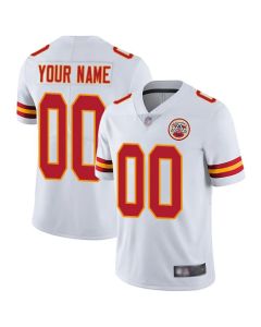 Youth Kansas City Chiefs ACTIVE PLAYER Custom White Vapor Untouchable Limited Stitched Jersey