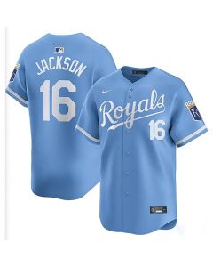 Youth Kansas City Royals #16 Bo Jackson Light Blue Limited Stitched Baseball Jersey