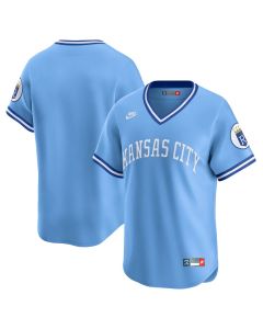 Youth Kansas City Royals Nike Light Blue Cooperstown Collection Limited Jersey (Blue)