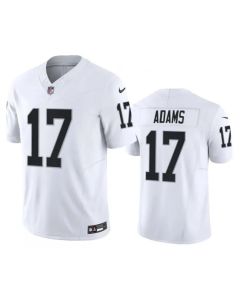 Youth Las Vegas Raiders #17 Davante Adams White 2023 F.U.S.E Vapor Untouchable Stitched Football Jersey