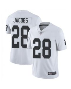 Youth Las Vegas Raiders #28 Josh Jacobs White Vapor Untouchable Limited Stitched NFL Jersey