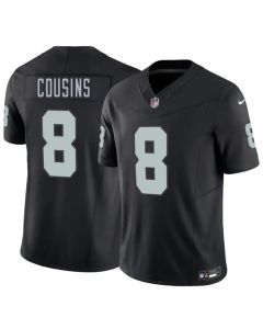 Youth Las Vegas Raiders #8 Kirk Cousins Black 2026 F.U.S.E. Vapor Untouchable Limited Stitched Football Jersey (Black)