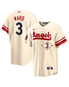 Youth Los Angeles Angels #3 Taylor Ward 2022 Cream City Connect Stitched Jersey