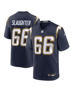 Youth Los Angeles Chargers #66 Jake Slaughter Navy 2026 NFL Draft Game Jersey