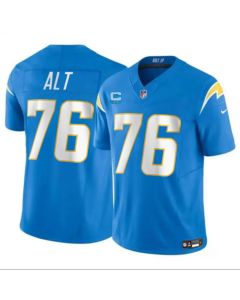Youth Los Angeles Chargers #76 Joe Alt Blue 2026 2-Star C Patch Vapor F.U.S.E. Limited Jersey
