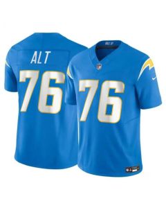 Youth Los Angeles Chargers #76 Joe Alt Light Blue 2024 Draft F.U.S.E. Vapor Limited Stitched Football Jersey