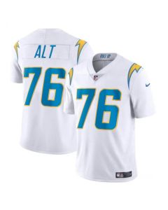 Youth Los Angeles Chargers #76 Joe Alt White 2024 Draft Vapor Limited Stitched Football Jersey