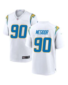 Youth Los Angeles Chargers #90 Akheem Mesidor White 2026 NFL Draft Game Jersey (White)