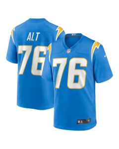 Youth Los Angeles Chargers Joe #76 Alt Powder Blue Player Game Jersey (Blue)