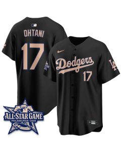 Youth Los Angeles Dodgers #17 Shohei Ohtani Black 2026 MLB All-Star Jersey (Black)