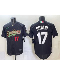 Youth Los Angeles Dodgers #17 Shohei Ohtani Black Mexico Jersey (Style 8)