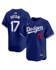 Youth Los Angeles Dodgers #17 Shohei Ohtani Royal Cool Base Jersey (Royal)