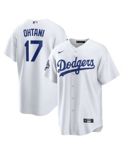 Youth Los Angeles Dodgers #17 Shohei Ohtani White 2025 World Series Champions Home Replica Jersey (White)