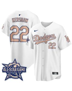 Youth Los Angeles Dodgers #22 Clayton Kershaw White 2026 MLB All-Star Jersey (White)