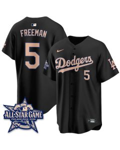 Youth Los Angeles Dodgers #5 Freddie Freeman Black 2026 MLB All-Star Jersey (Black)