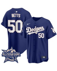 Youth Los Angeles Dodgers #50 Mookie Betts Royal 2026 MLB All-Star Jersey (Royal)