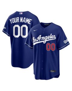 Youth Los Angeles Dodgers Nike Royal Alternate Stadium Custom Jersey (Royal)